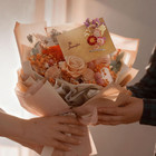 40pcs Vintage Writing Paper And 20 Envelopes Set With Dried Flowers   Tape      