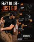 Pw01 Range Gear Black   Yellow Shot Timer Shooting Competition   Training Splits