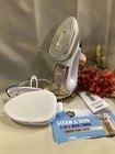 Conair Turbo Extreme Steam   Iron 2 In 1 With Turbo Handheld  Model Gs308gd