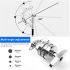 11ft Heavy Duty C Stand Boom Gobo Arm Light Tripod Grip Heads Stainless Steel