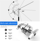 Heavy Duty 11ft C Stand Light Gobo Arm Grip Head Studio Stainless Steel Sandbag