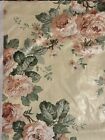 Beautiful 20th C  Printed French Floral Cotton Chintz Fabric 1799