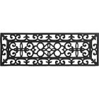 Elegant Rubber Stair Treads - Non-slip  Weather-resistant  Scrollwork Design