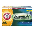 Arm   Hammer Essentials Dryer Sheets Mountain Rain 144 Sheets box 3320000102bx
