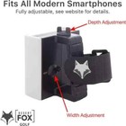 Desert Fox Golf Phone Caddy In Gray - Golf Phone Caddie Smart Phone Holder
