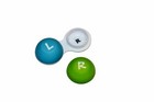 Flents Soft-grip Contact Lenses Case For Hard Or Soft Lenses Leak Proof Design