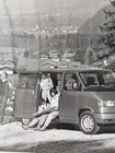 Vintage 1992 Volkswagen T4 Caravelle Original Press Photo