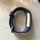 Fitbit Alta Hr Stainless Steel Activity Tracker  Works Great Small Blue Band