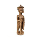 Senufo Standing Figure With Staff Miniature 13 Inch C  te D ivoir