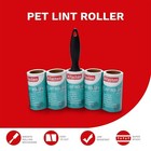 Xfasten 450 Sheets Pet Hair Lint Roller For Clothes  Cat Hair Remover  1 Tape   