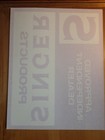 Singer Sewing Machine  Store Memorabilia - Approved Dealer Decal