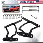 Billet Hood Hinge Kit Pair For Chevrolet Camaro   Pontiac Firebird 1970-1981 Bk