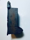 Vintage Cast Iron Match Holder Safe Black No Lid Wall Mount