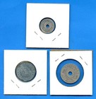 Lot Of 3 Sales Tax Tokens Assorted Oklahoma  Utah  Missouri