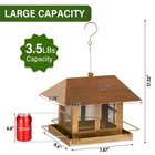 Bird Feeders  Heavy Duty Metal Bird Feeder For Outdoors Hanging  Weatherproof   