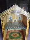 Very Rare C 1897 Antique Mcloughlin Bros  dolly s Playhouse   Litho Dollhouse 