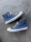 Vintage Made In Usa Converse Chuck Taylor All Star Blue Faded Size 9 5