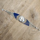 Liquid Sterling Silver 10 Strand Lapis Lazuli Pendant Necklace   Bracelet Set 