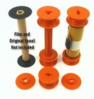 125 To 120 Roll Film Spool Adapter Set kit 7pcs Kodak 3a 3b Stereo N0 2 3   c E25