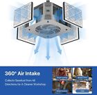 Abestorm 360   Intake Air Filtration System Woodworking  1350cfm Hanging - Gray