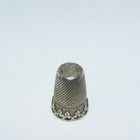 Vintage Decorated Silver 800   Art Nouveau   Thimble 