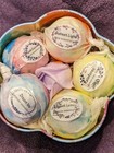 5 Bath Bombs Gift Set  100  Handmade Pure Essential Oil Bath Bombs