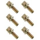 Caltric Exhaust Manifold Bolts Studs Screw For Polaris Snowmobile 7517322