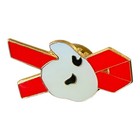 Phantom Of The Opera Mask Red Ribbon Lapel Pin Souvenir Broadway Cares Theater