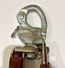 Vintage Teak Wood Merriman  3 Snap Shackle Snatch Block  Sailing - Boating