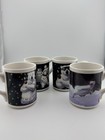 Set Of 4 Vintage 1996 Gibson Coca-cola Polar Bear Coffee Mugs