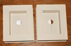 Lot Of 2 Hose Bib Split Recess J-block Mounting Block Mblockr Vinyl Siding New