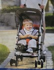 Baby Waterproof Stroller Umbrella Weather Shield Rain Wind Snow Cover Clear 