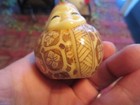 Nwot Hand Carved Oriental asian Women Figurine Signed 2  X 2  Vintage