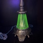 Uranium Glass Lamp Art Deco Style Vintage Custom Build Antique