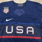 Nike 2022 Team Usa Winter Olympics Blue Hockey Jersey Size Small
