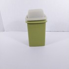 Vintage Tupperware Pick-a-deli Pickle Keeper Container 1330-4  avocado Green