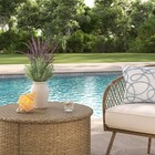 28  Potted Lavender Outdoor Patio Artificial Plant - Threshold Designed