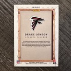 Drake London 2022 Panini Origins  bls-22 Blank Slate Rookie Rc Falcons Ssp