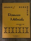 Native American Resource Materials-catalog Of Extensive Information Many Tribes