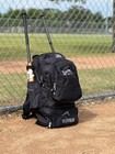 Tanel 360 Bat Pack Baseball softball Backpack Bag - Black