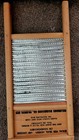 Dubl Handi Columbus Vintage Washboard Co  Double Sided Scrub Board 18  X 8 1 2 