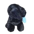 Dakin Plush Black Puppy Dog Lab Holding Slipper Geoffrey Stuffed Animal 1995 10 