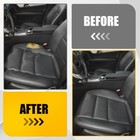 Fit Mercedes Benz 2008-2021 Black tan Front Driver Bottom Leather Seat Cover New