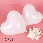 2 Pcs 10inch 1 5g Pearl Latex Heart Balloons Happy Birthday Party Wedding New