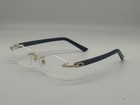 New Cartier Ct0048o 002 Gold Black Transparent Authentic Eyeglasses Frame 53-16
