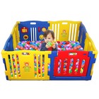 Kidzone Baby Playpen Kids 8 Panel Safety Play Center Yard Home Indoor Outdoor   