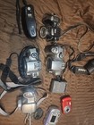 Digital And Film Camera Lot Untested As Is For Parts - Kodak   Canon Minolta