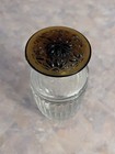 Deco Valois Glass Perfume Bottle Dark Amber Stopper