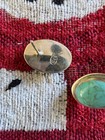 Vintage Turquoise Sterling Silver Southwestern Style Earrings