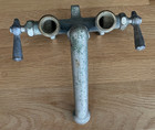 Antique Farmhouse Bathroom Water Spout Faucet Spigot With Handles  One Piece